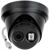 Hikvision kupolas DS-2CD2383G2-IU F2.8 (juoda, 8 MP, 30 m. IR, AcuSense)