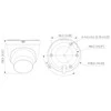 IP KAMERA IPC-HDW2649T-S-LED-0360B-PRO WizSense WizColor - 6 Mpx 3.6 mm DAHUA