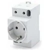 Kištukinis lizdas ant DIN bėgelio su įžeminimu Pawbol M.06-16A/250V-S
