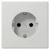 Kištukinis lizdas su įžeminimu JUNG LS1520LG (pilkas, 16A/250V)