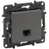 Kompiuterinis lizdas 1xRJ45 UTP Cat.6 Legrand Niloe Step 863463 (pilkas)