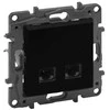 Kompiuterinis lizdas Niloe Step Legrand 863564 (juoda)