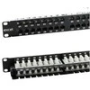 Komutacinė panelė 19" 1U 48 portų Excel 100-394 (Cat.6e)