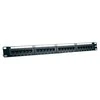 Komutacinė panelė 19" 1U UTP Cat6A LK-5005-Cat6A (24 prievadai, su kabelių laikikliu, 483x44x95 mm)