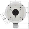 Montavimo bazė Hikvision DS-1280ZJ-S
