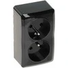 LIZDAS MONTUOJAMAS ANT PAVIRŠIAUS DVIGUBAS BERG/3743-09/EPN 250 V 16 A Elektro-Plast