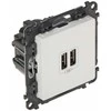 MAITINIMO LIZDAS LE-753112 Valena Life 2 PORTAI USB 2.4A/5V LEGRAND