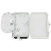 Optinė sieninė dėžutė EX 0691 (plastikinė, SC/LC duplex, 1 kabelio įėjimas, 2 adapteriai, kasetė, be adapterių, 167×102×31 mm)