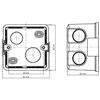 POTINKINIS KORPUSAS DS-KAB86 Hikvision