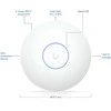 Maršrutizatorius PRIEIGOS TAŠKAS UQ-U7-LR UniFi Wi-Fi 7 2.4 GHz, 5 GHz, 688 Mbps + 4300 Mbps UBIQUITI