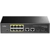 Šakotuvas 10 prievadų komutatorius CUDY GS1010PS2