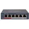 Šakotuvas Komutatorius 6 prievadų Hikvision DS-3E0106P-E/M(B)