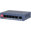 Šakotuvas SWITCH POE CS4006-4GT-60-V2 4 PRIEVADŲ DAHUA