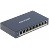 Šakotuvas 9 prievadų, 8 PoE prievadų komutatorius Hikvision DS-3E1309P-EI