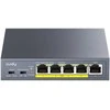 Šakotuvas SWITCH POE GS1005P 4 PRIEVADŲ CUDY