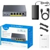 Šakotuvas SWITCH POE GS1005P 4 PRIEVADŲ CUDY