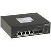 Šakotuvas VALDOMAS POE PRAMONINIS KOMUTATORIUS DS-3T1506HP-EI-UPS/NO POWER UNIT 4 PRIEVADŲ SFP Hikvision
