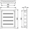 SKIRSTIKLIS PO TINKU 72-MODULINIS LE-337223 XL3 S 160 LEGRAND