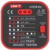 TINKLINIŲ LIZDŲ SU PATIKRINIMO FUNKCIJA TESTERIS RCD UT-07B-EU UNI-T