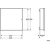AWZG2-12V3A-C maitintuvo matmenų schema