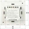 Genway Ubiquiti IŠMANUSIS LIEČIAMASIS ŠVIESOS JUNGIKLIS ATLO-TB1-TUYA Wi-Fi, Tuya Smart