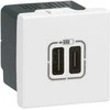 USB + USB C pakrovėjas Mosaic Legrand 077592 (5V, 3A, 15W)