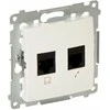 Kontakt Simon UŽBAIGIMO LIZDUKAS RJ-45 + RJ-12 D5T.01/11-SIMON54