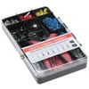 Hogert Technik UŽSPAUDIMO ĮRANKIS + KABELIŲ ĮVORIŲ RINKINYS HT-HSC8 DELTA TOOLS