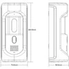 Dahua IP telefonspynės spalvota kamera, 2MP, IP 65, 2.8mm 100°, IK10, PoE