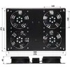VENTILIATORIŲ SKYDELIS A19-4W RACK SPINTAI