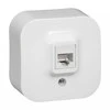 Virštinkinis kompiuterinis lizdas 1xRJ45, UTP 5E cat, Forix Legrand 782424 (balta)