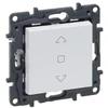Žaliuzių mygtukas Legrand Niloe Step 863143 (baltas)