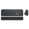 Logitech MX Keys Combo verslui Gen 2 Belaidė klaviatūra ir pelė + Atrama riešui, DE, Graphite