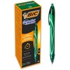 Bic Gelinis rašiklis Gel-Ocity Quick Dry, žalias, pakuotėje 12 vnt.