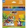 BIC Spalvoti pieštukai Kids Smooth 24 spalvų rinkinys
