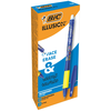 BIC trinamasis tušinukas Illusion 0,7 mm, Gelinis, mėlynas, pakuotėje 12 vnt.
