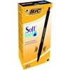 Bic Tušinukas Softfeel Clic 1.0 mm, juodas, pakuotėje 12 vnt. 914360