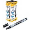 Bic Žymeklis baltai lentai Velleda Liquid Ink 2,2-4,2 mm, juodas, pakuotėje 12 vnt.