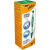 Bic Žymeklis baltai lentai Velleda Liquid Ink 2,2-4,2 mm, žalias, pakuotėje 12 vnt.