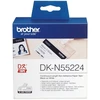 Brother DK-N55224 (DKN55224) Nelipnių popierinių etikečių ritinėlis, Juodas on Baltas, 54mm 30.5m