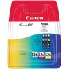 CANON CLI-526 C/M/Y MultiPack Spalva žalsvai rausvai geltona, skirta Pixma