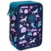 Cool Pack Forminis trijų skyrių penalas su priedais CoolPack Jumper 3 Happy Unicorn