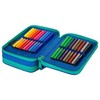 Cool Pack Forminis trijų skyrių penalas su priedais CoolPack Jumper 3 Gradient Ocean