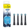 Oral-B iO Ultimate Clean x4 Dantų šepetėlio galvutės, Juoda