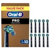 Braun Oral-B Pro Cross Action x10 Dantų šepetėlio galvutės, Juoda