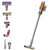 Dyson V12 Detect Slim Absolute (2023) Belaidis dulkių siurblys, Nickel/Geltona (SPEC)
