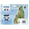 Epson kasečių rinkinys (C13T26164010), juoda, žydra, purpurinė, geltona kasetė