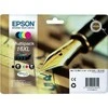 Epson 16XL Multipack Ink Cartridge, Juodas, žalsvai mėlyna, rausvai raudona, geltona
