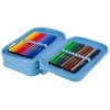 Forminis trijų skyrių penalas su priedais CoolPack Jumper 3 DAISY SUN