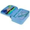 Forminis trijų skyrių penalas su priedais CoolPack Jumper 3 DAISY SUN